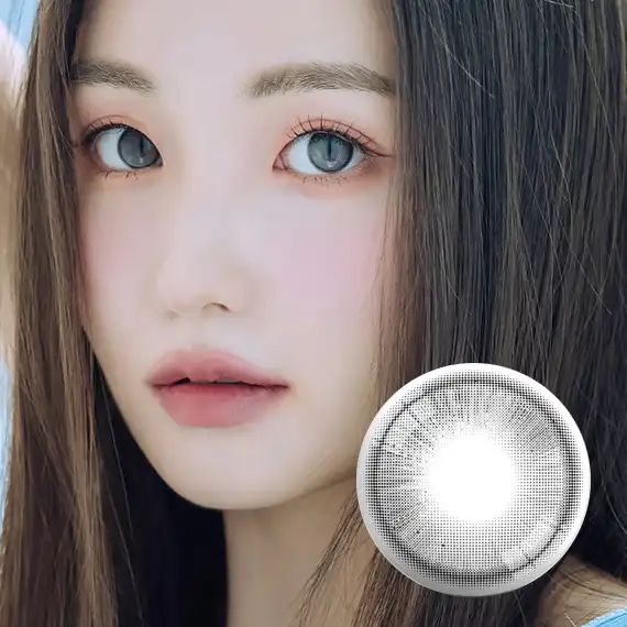 Ann365 Anreen Ash Gray Colored Contacts (1Month/2Pc)