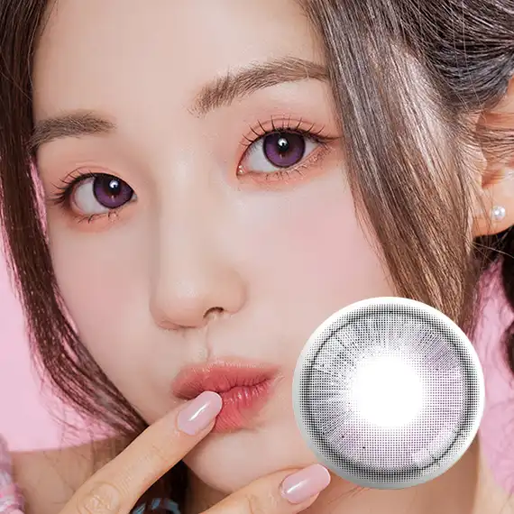 Ann365 Anreen Pink Violet Colored Contacts (1Month/2Pc)