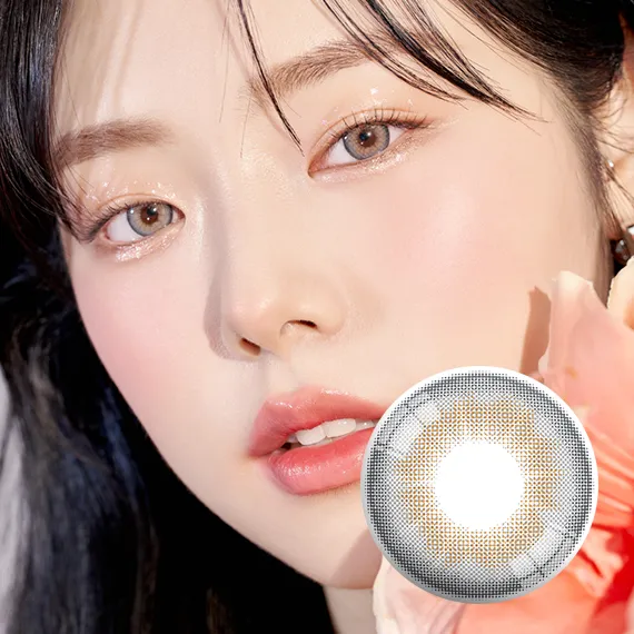 Ann365 Butter Cup Gray Colored Contacts (1Month/2Pc)