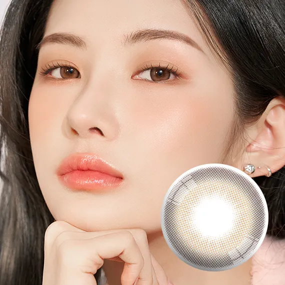 Ann365 Mauve Milk Brown Colored Contacts (1Month/2Pc)