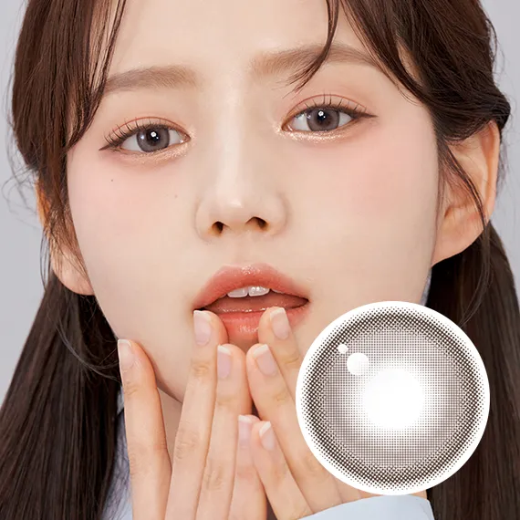 Chuu Milk & Tea 1Day Cream Gray Colored Contact Lenses (1Day/10Pc)