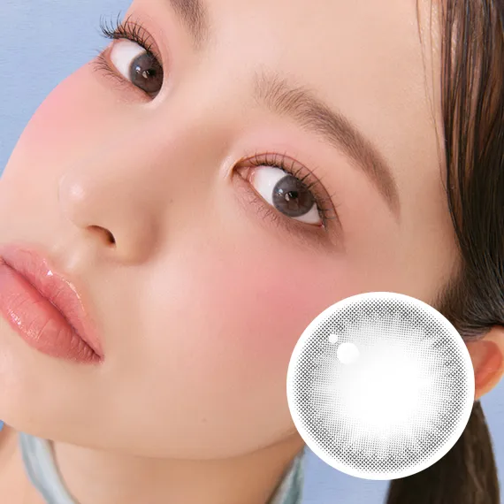 Chuu New Cloud Pudding 1Day Gray Colored Contact Lenses (1Day/10Pc)