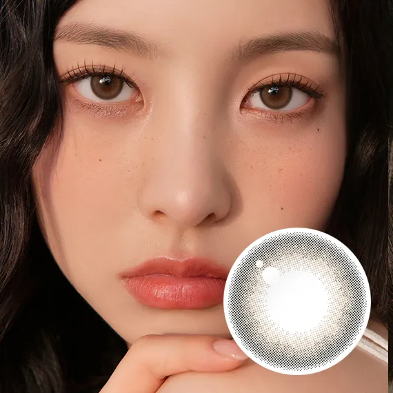 Chuu Pompon Pop 1Day Bubble Brown Colored Contact Lenses (1Day/10Pc)
