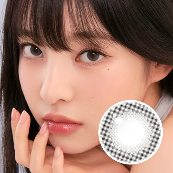Chuu Pompon Pop 1Day Bubble Gray Colored Contact Lenses (1Day/10Pc)