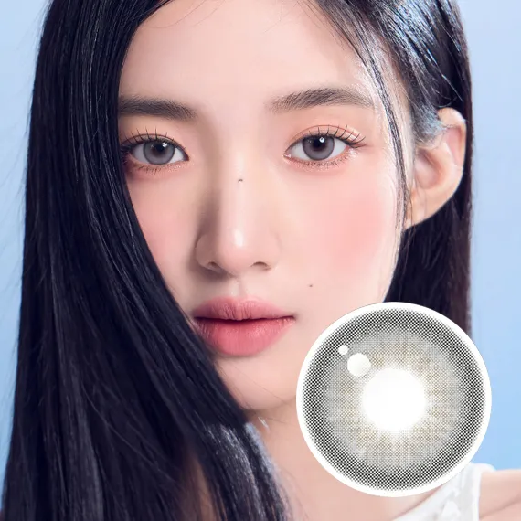 Gemhour Khione 1Day Gray Colored Contacts (1Day/10Pc)