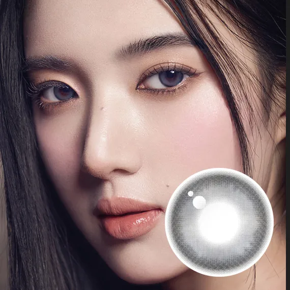 Gemhour Melinoe 1Day Beige Blue Colored Contacts (1Day/10Pc)