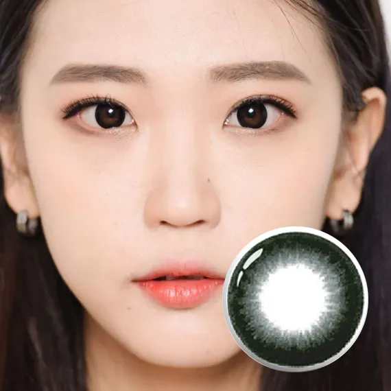 Neo High Farsightedness (Hyperopia) Smoky Black Colored Contacts (1Year/2Pc) *Custom nearsighted+farsighted lenses? Contact Customer Service.