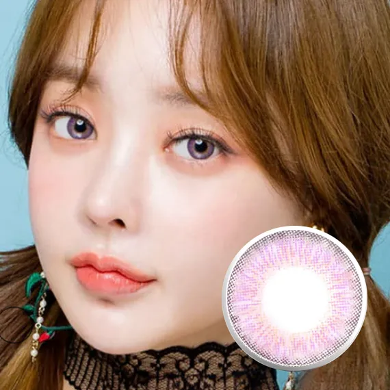 Neo High Farsightedness (Hyperopia) 3 Tone Violet Colored Contacts (1Year/2Pc) *Custom nearsighted+farsighted lenses? Contact Customer Service.