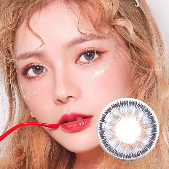 Neo Nearsightedness Glamour Blue Colored Contacts (1Year/2Pc)