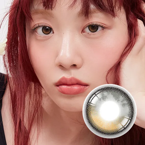Hapa Secretive Kristin Black Colored Contacts (1Month/2Pc)