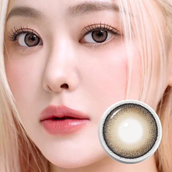I-Sha Dekame Look At Me Brown Colored Contact Lenses (1Month/2Pc)