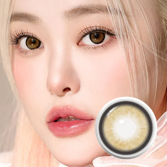 I-Sha Dekame Love Me Cashewnut 1Day Colored Contact Lenses (1Day/10Pc)