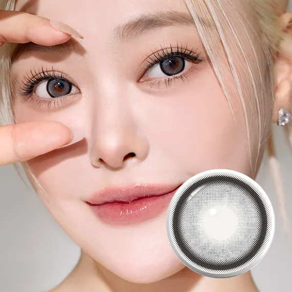 I-Sha Dekame Love Me Gray Colored Contact Lenses (1Month/2Pc)