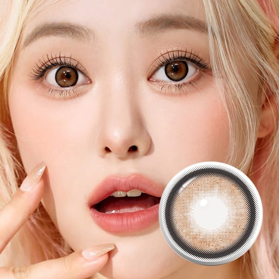I-Sha Dekame Love Me Toffeenut 1Day Colored Contact Lenses (1Day/10Pc)