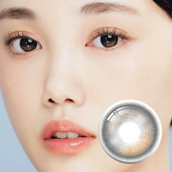 I-Sha Oriana Edge Plus Shade Gray 1Day Colored Contact Lenses (1Day/10Pc)