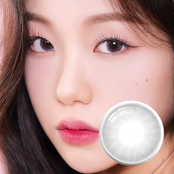 I-Sha Oriana Serenity Gray 1Day Colored Contact Lenses (1Day/10Pc)