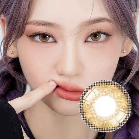 Lensrang Madeye Brown Colored Contacts (1Month/2Pc)