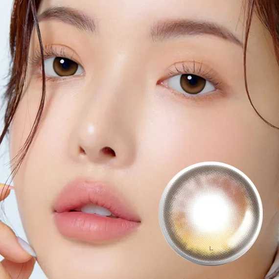 Lensme Akma 1Day Qloring Brown Colored Contacts (1Day/30Pc)