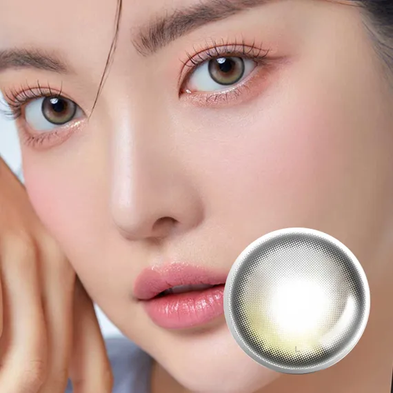 Lensme Akma 1Day Qloring Gray Colored Contacts (1Day/30Pc)