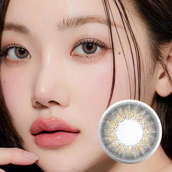 Lensme Akma Real Fit 3 Color Gray Colored Contacts (1Day/30Pc)