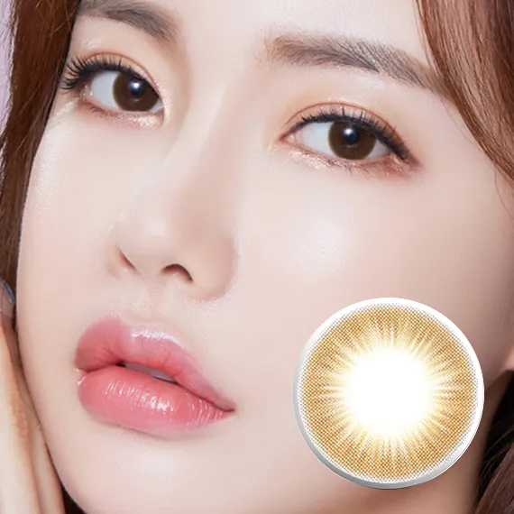 Lensme Cocktail Charming Brown Colored Contacts (1Month/2Pc)
