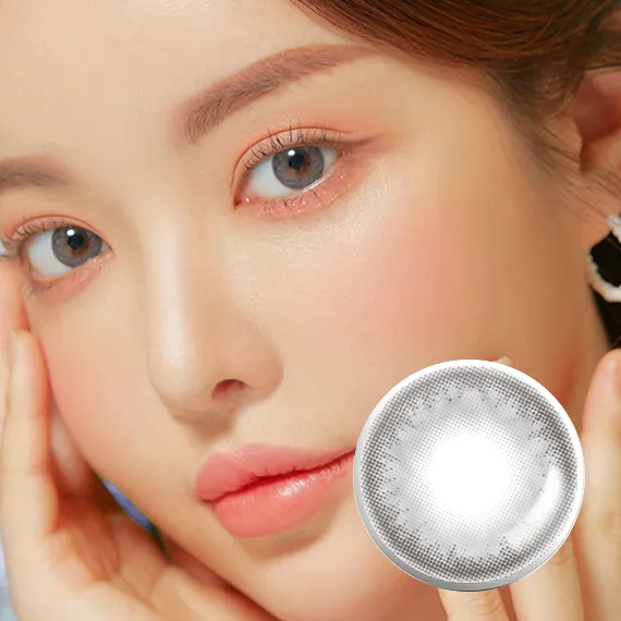 Lensme Cocktail Frappe Gray Colored Contacts (1Month/2Pc)