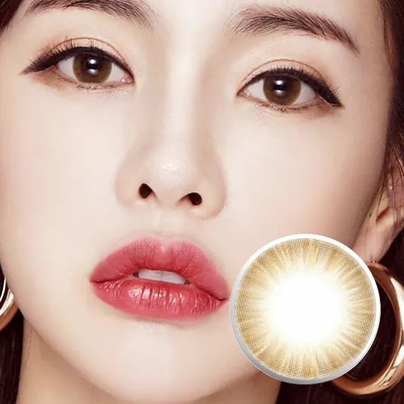 Lensme Cocktail Lagoon Brown Colored Contacts (1Month/2Pc)