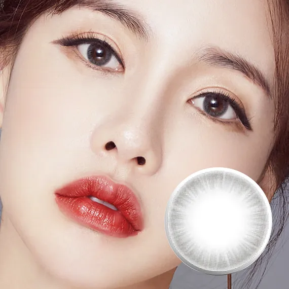 Lensme Cocktail Lagoon Gray Colored Contacts (1Month/2Pc)