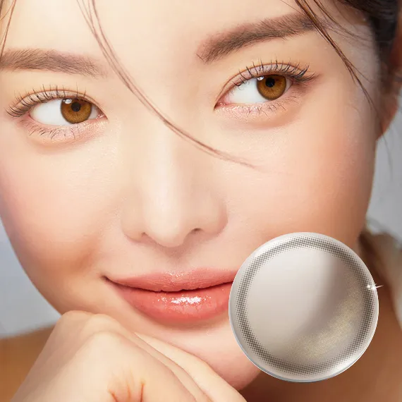 Lensme Eyedew Hidden Brown Colored Contacts (1Month/2Pc)