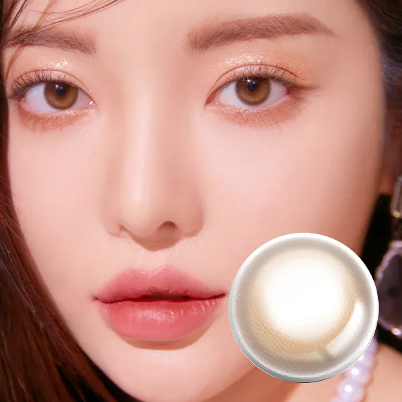 Lensme Lilmoon Skin Brown Colored Contacts (1Month/2Pc)