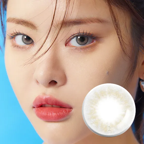 Lensme Make Look Light Gray Colored Contacts (1Month/2Pc)