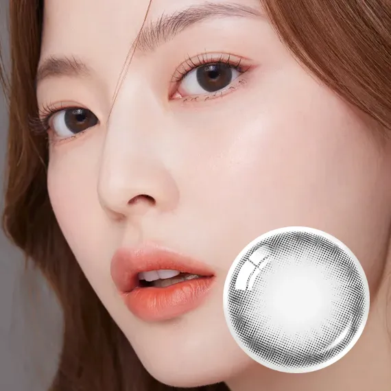 Olens Falling Gray Colored Contact Lenses (1Month/2Pc)