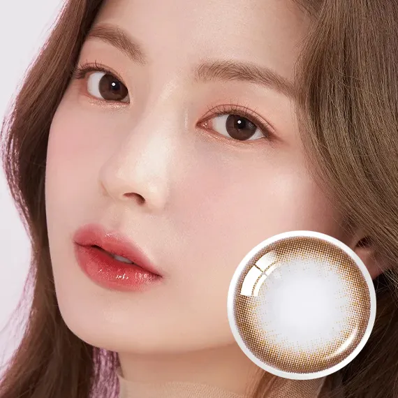 Olens Misty Romantic Hazel Colored Contact Lenses (1Day/20Pc)