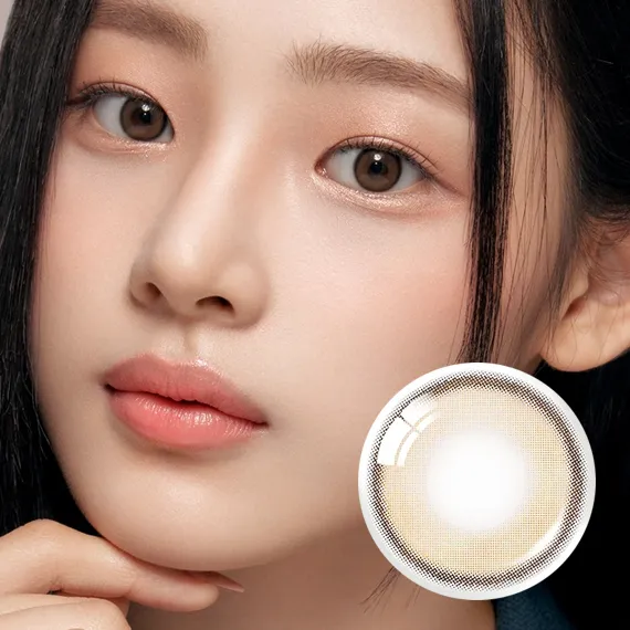 Olens Real Ring Brown Colored Contact Lenses (1Day/20Pc) Olens x NewJeans
