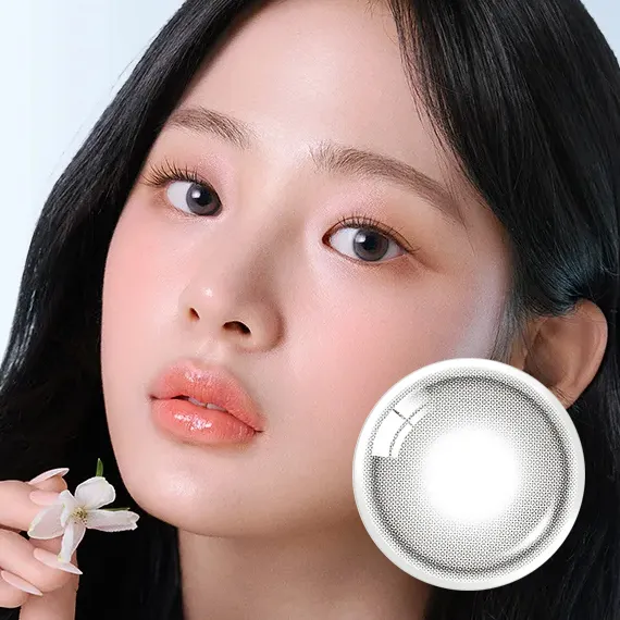 Olens Shine Touch Milky Gray Colored Contact Lenses (1Day/20Pc) Olens x NewJeans