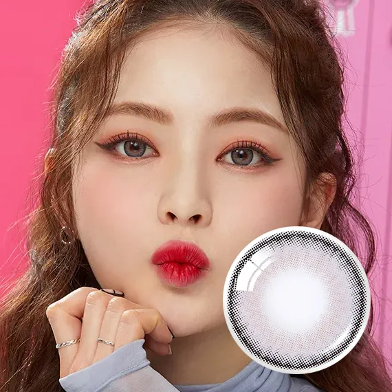 Olens Tika 3Con Gray Colored Contact Lenses (1Month/2Pc)