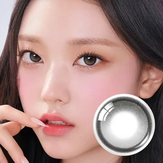 Olens Big Glowy Gray Colored Contact Lenses (1Day/20Pc) Olens x NewJeans