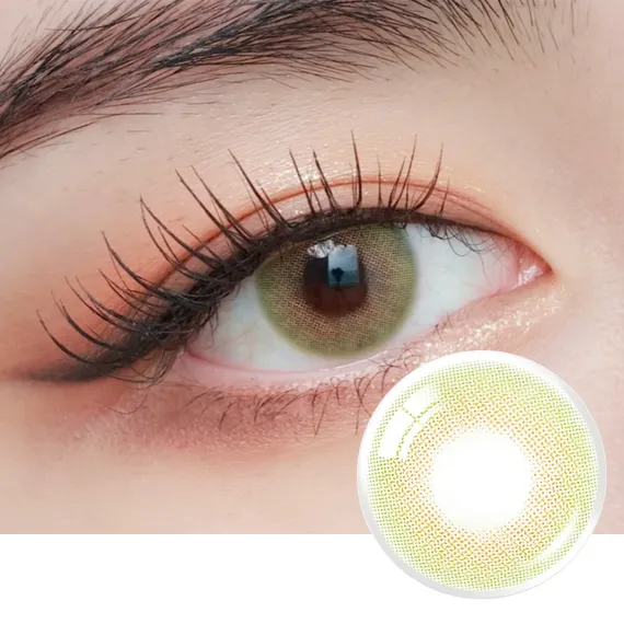 Olens Ocean Velvet Green Colored Contact Lenses (1Day/10Pc) Olens x NewJeans