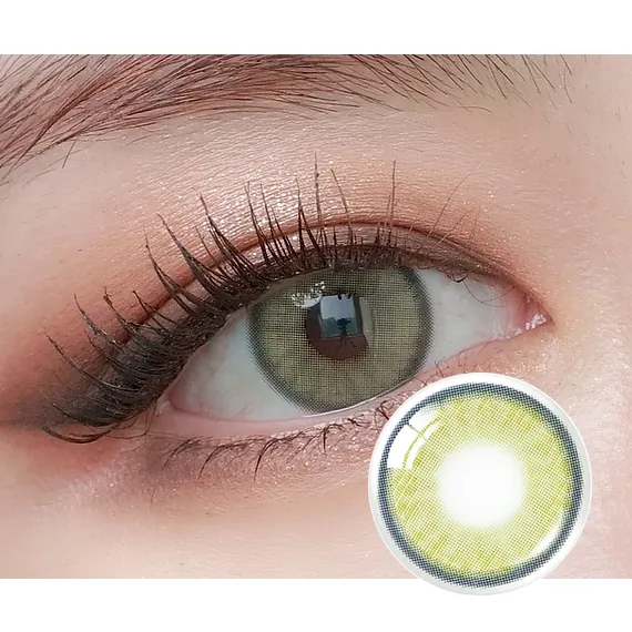 Olens Nella Ash Olive Colored Contact Lenses (1Month/2Pc) Olens x NewJeans