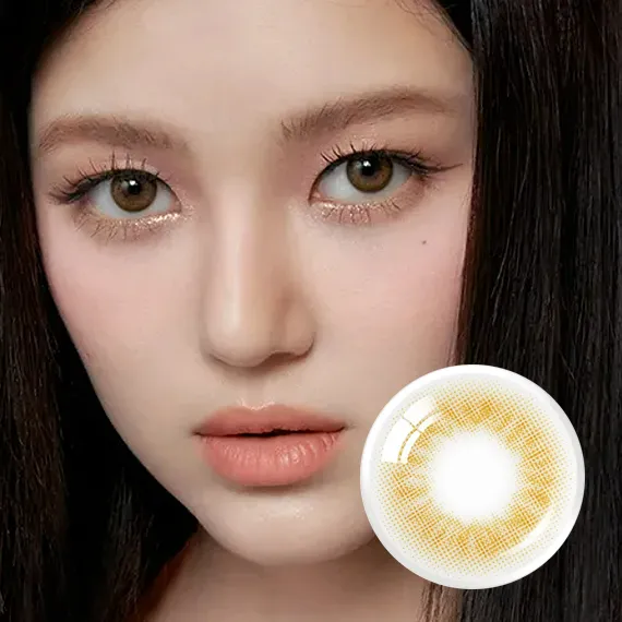 Olens Scandi 1Day Hazel Colored Contact Lenses (1Day/20Pc) Olens x NewJeans
